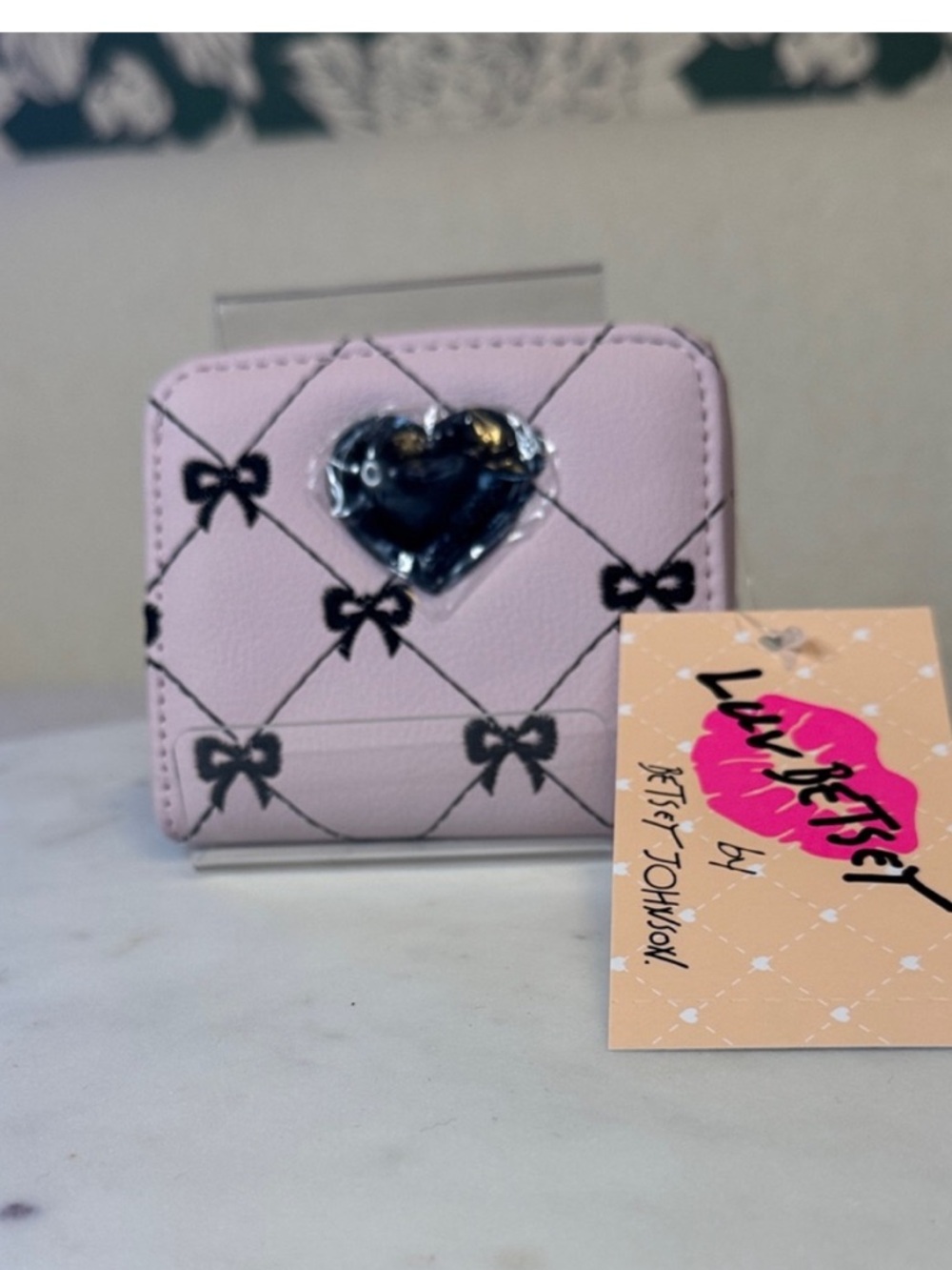 Luv Betsey compact wallet, NWT